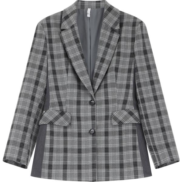 blazer Imperial grigio a quadri