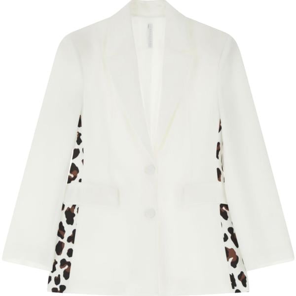 blazer Imperial bianco animalier