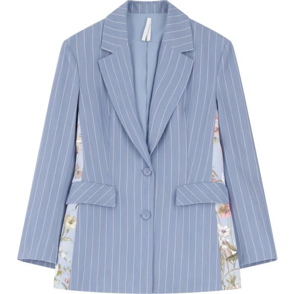 blazer Imperial viola a righe