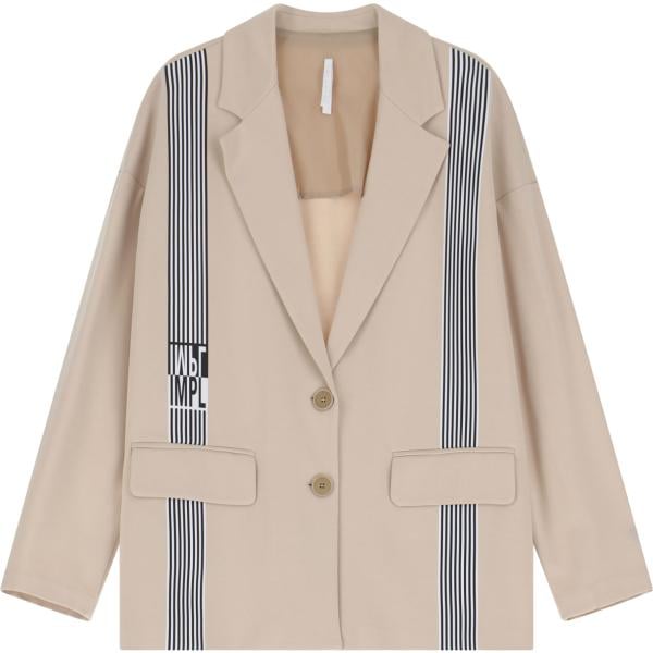 blazer Imperial marrone con stampe