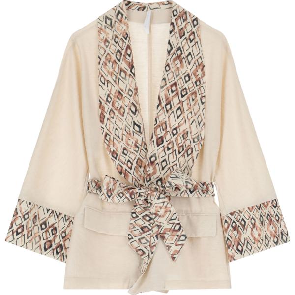blazer Imperial bianco con stampe