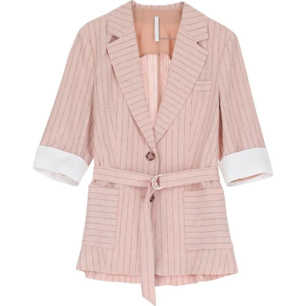 blazer Imperial marrone a righe