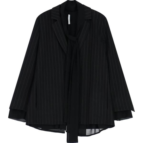 blazer Imperial nero a righe