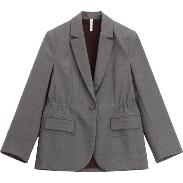 blazer Imperial grigio con stampe
