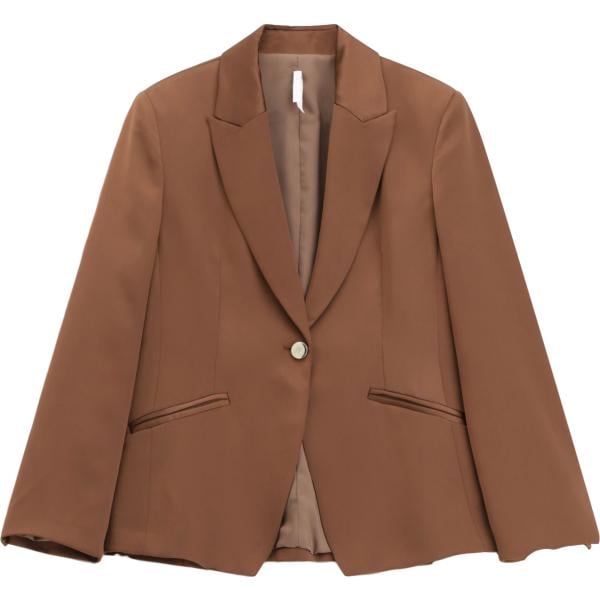 blazer Imperial marrone tinta unita