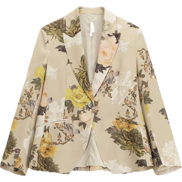 blazer Imperial marrone a fiori