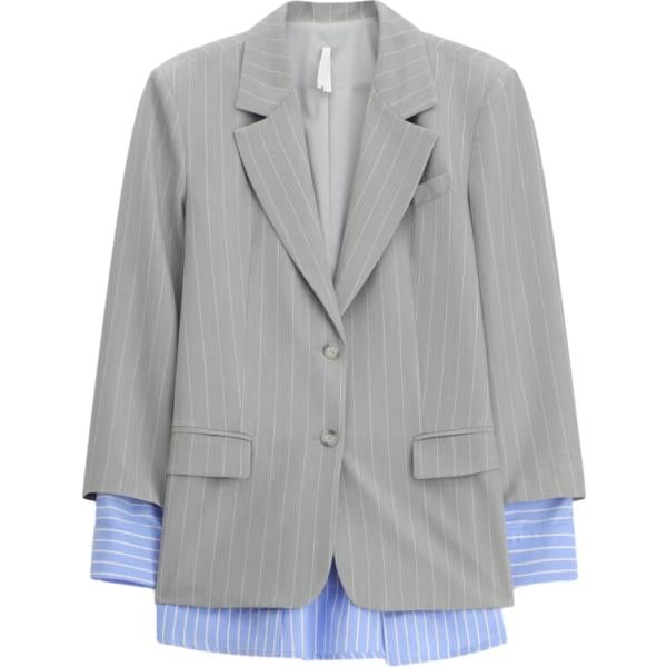 blazer Imperial grigio a righe