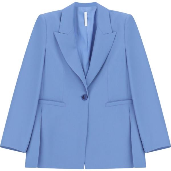 Giacca da donna in azzurro con stampe monopetto Imperial Imperial
