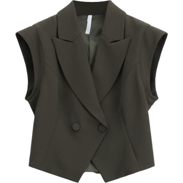 gilet Imperial grigio tinta unita