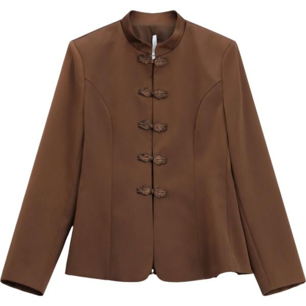 blazer Imperial marrone con stampe