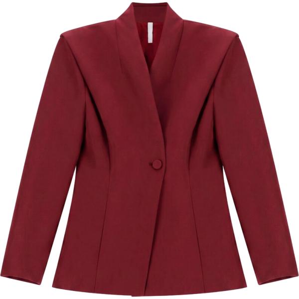 Giacca da donna in bordeaux monopetto Imperial