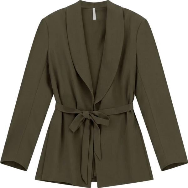 Giacca da donna in verde oliva con cintura Imperial Imperial