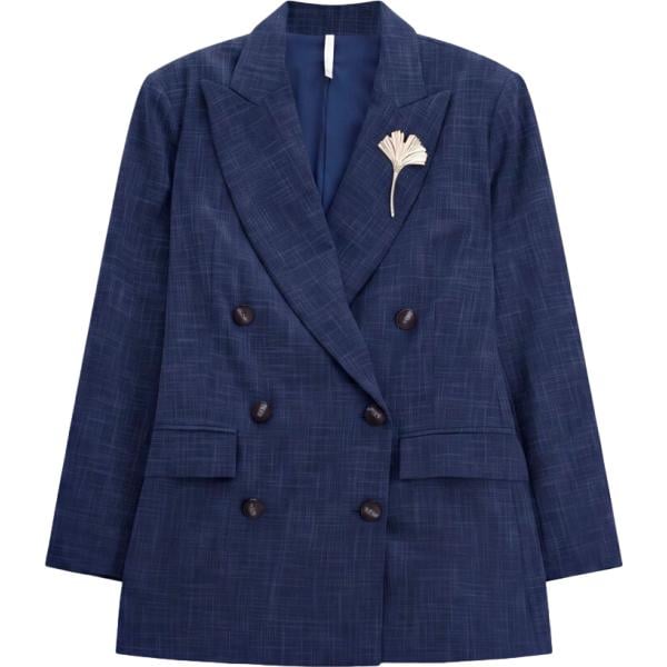 blazer Imperial blu con stampe