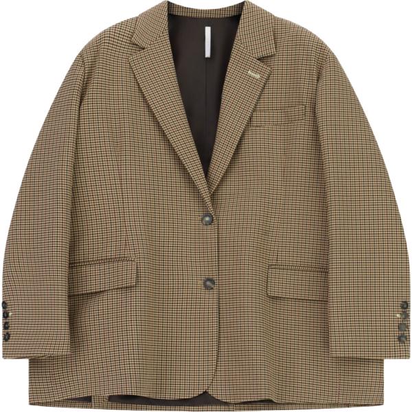 blazer Imperial marrone con stampe