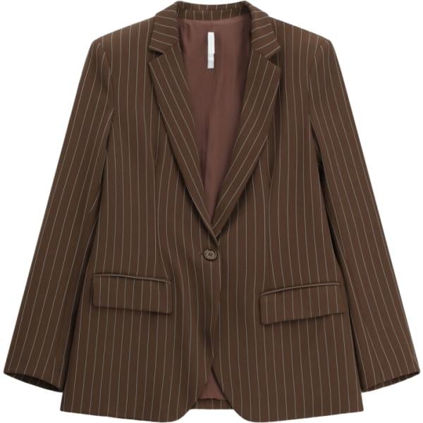 blazer Imperial marrone a righe