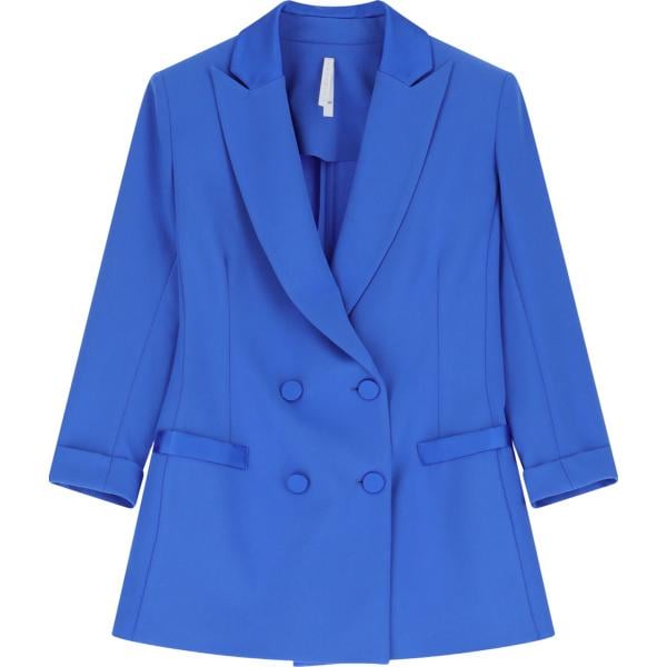 blazer Imperial blu tinta unita