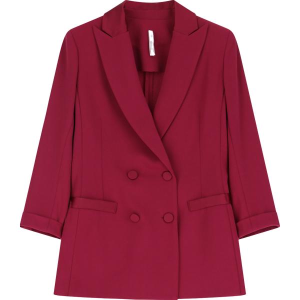 blazer Imperial rosso tinta unita