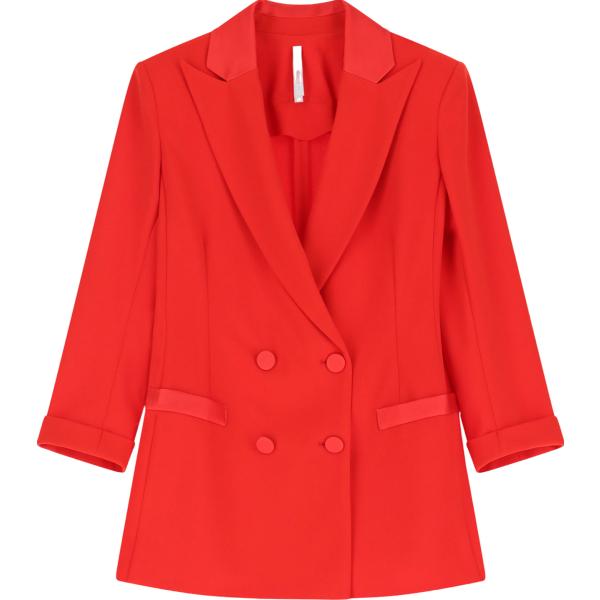 blazer Imperial rosso tinta unita