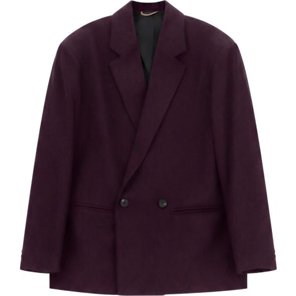 Giacca soprabito da uomo in viola scuro Imperial
