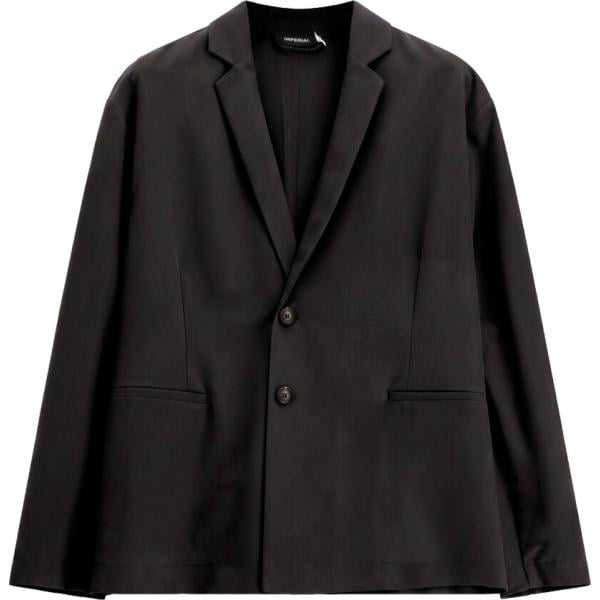 Giacca soprabito da uomo in nero pece Imperial