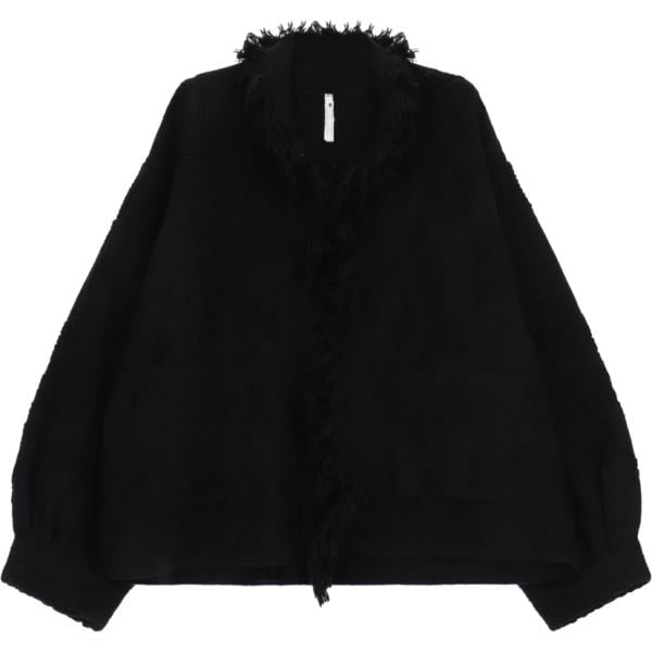 Giacca da donna in nero pece con frange Imperial Imperial