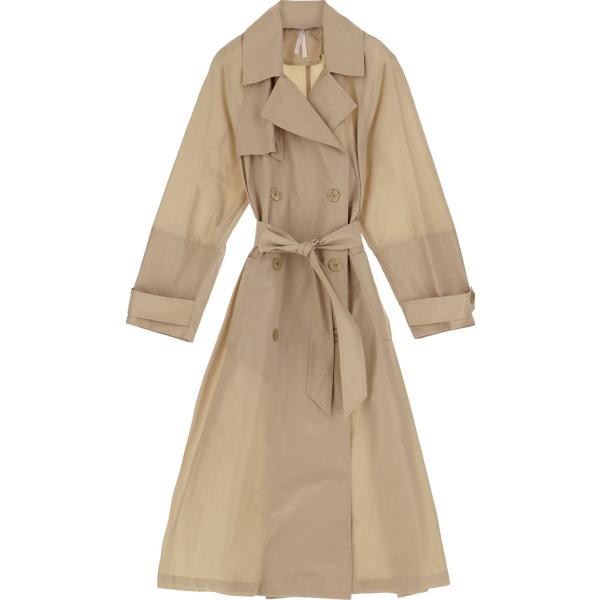 trench Imperial marrone tinta unita