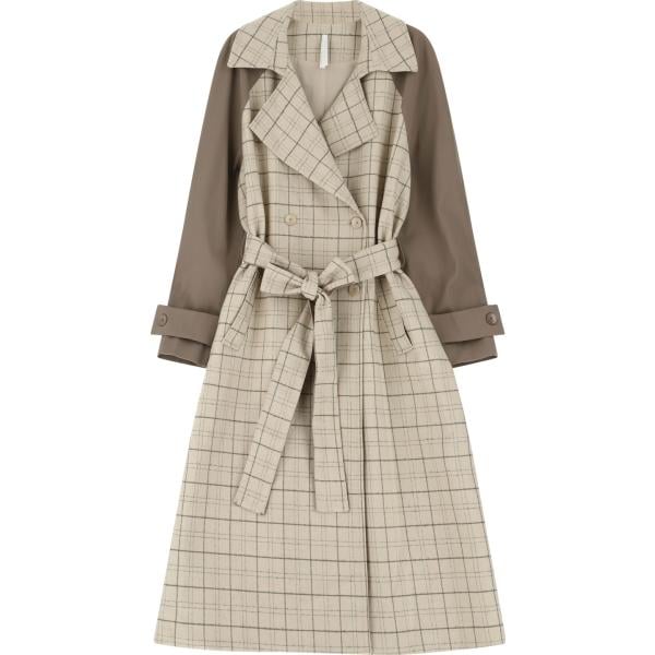 trench Imperial grigio a quadri