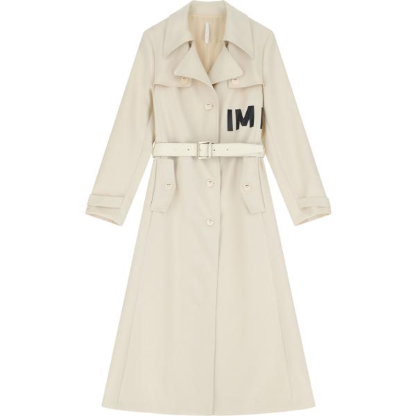 trench Imperial bianco con stampe