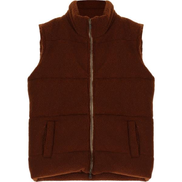 gilet Imperial marrone tinta unita