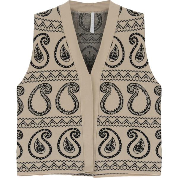 gilet Imperial marrone paisley