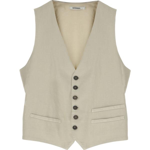 gilet Imperial grigio tinta unita