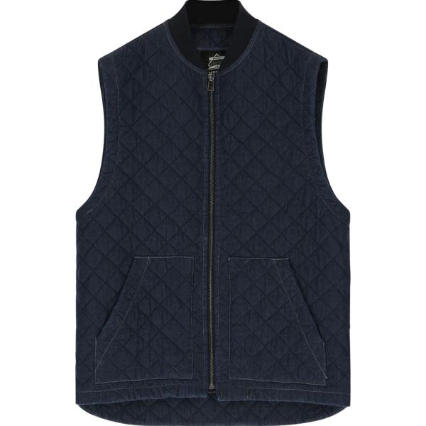 gilet Imperial blu tinta unita