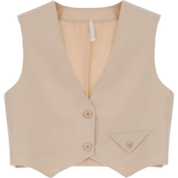 gilet Imperial marrone tinta unita