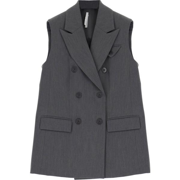 gilet Imperial grigio tinta unita