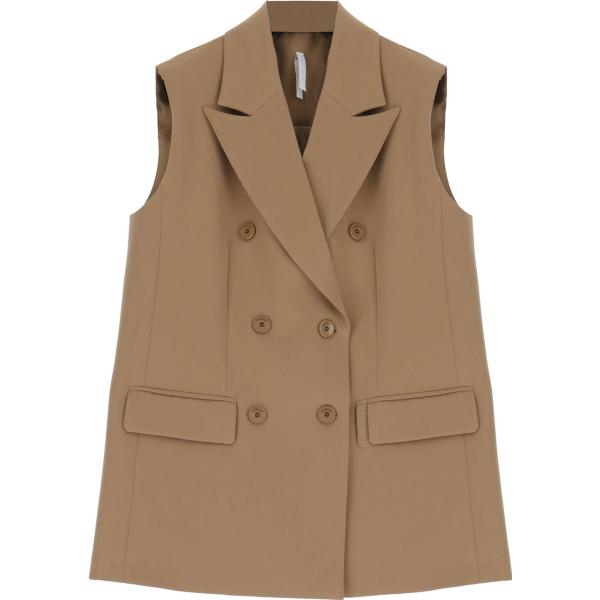 gilet Imperial marrone tinta unita