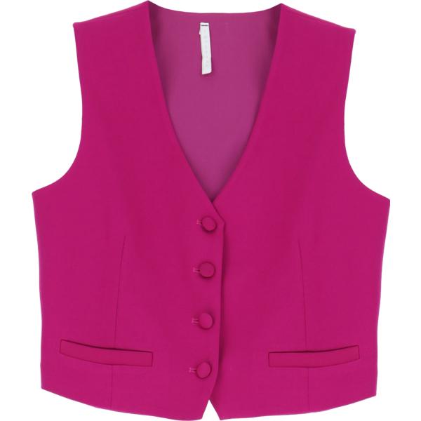 gilet Imperial rosso tinta unita