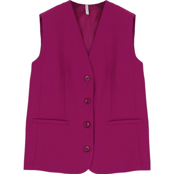 gilet Imperial rosso tinta unita
