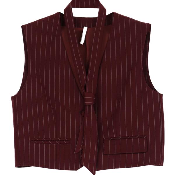 gilet Imperial marrone a righe