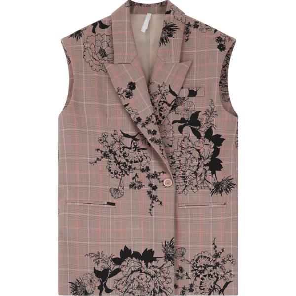 gilet Imperial marrone scozzese