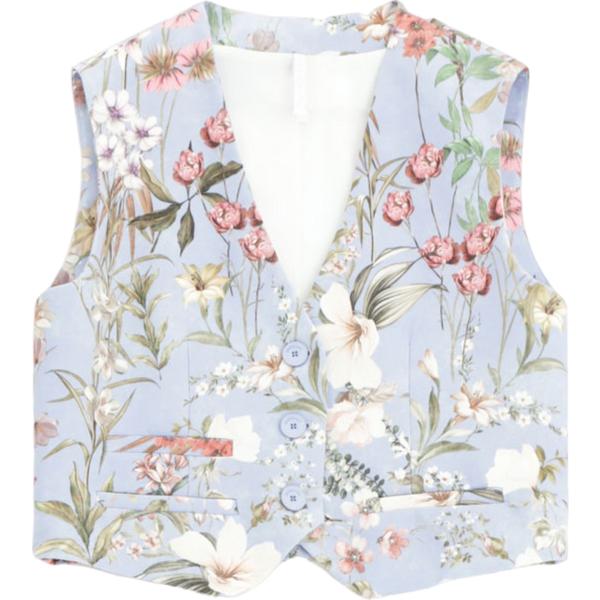 gilet Imperial viola a fiori