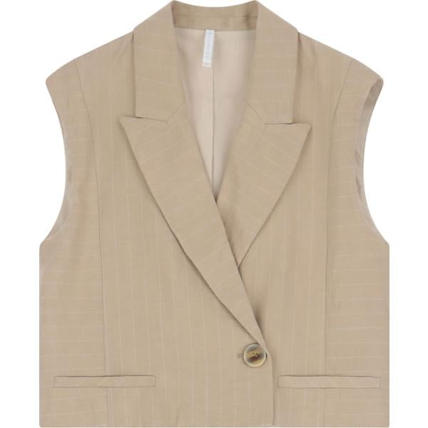 gilet Imperial marrone a righe