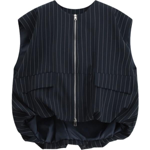 gilet Imperial nero a righe