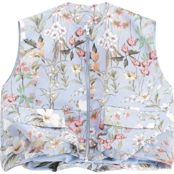 gilet Imperial viola a fiori
