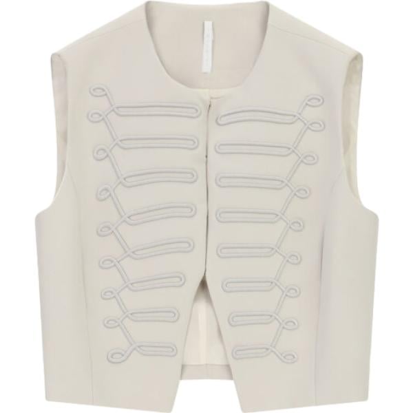Gilet da donna in bianco avorio Imperial