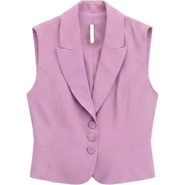 Gilet da donna in rosa scuro monopetto Imperial Imperial