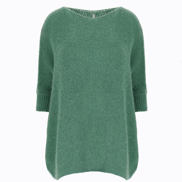 maglieria Imperial verde tinta unita