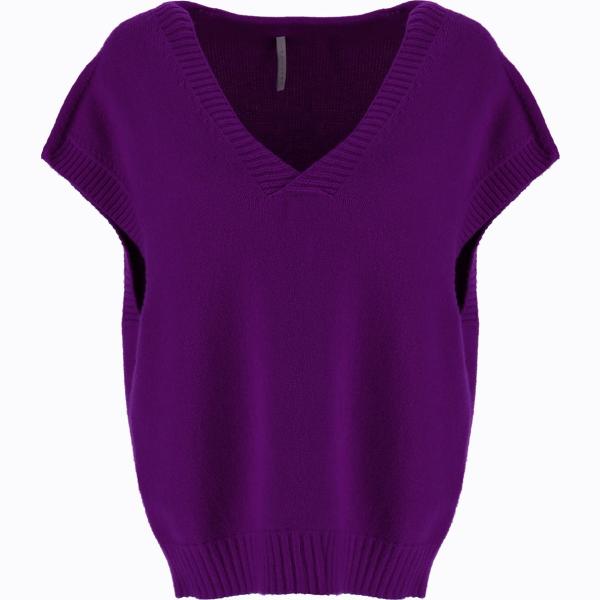 pullovers Imperial viola tinta unita