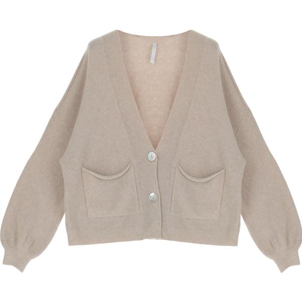 cardigans Imperial marrone tinta unita