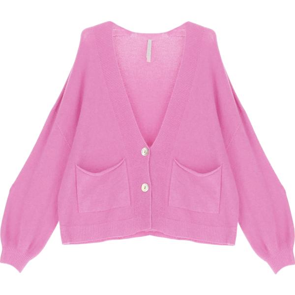 cardigans Imperial rosa tinta unita