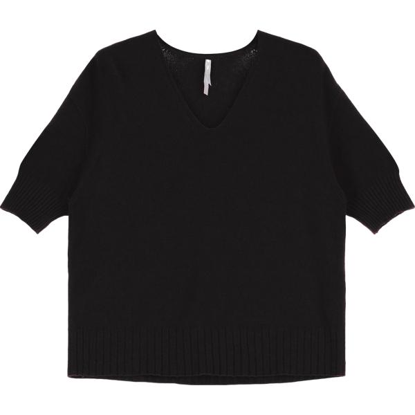 maglieria Imperial nero tinta unita